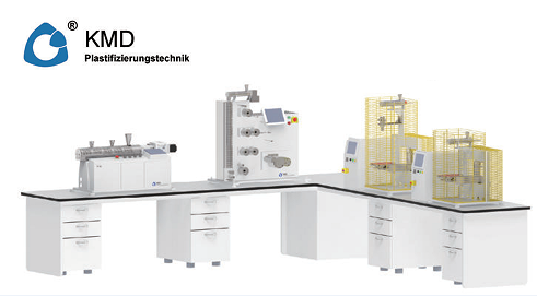 KMD Plastifizierungstechnik GmbH launch the latest Mini design - the Benchtop minitype Spunmelt non-woven lab equipment, mini fiber spinning lab equipment and mini extruders