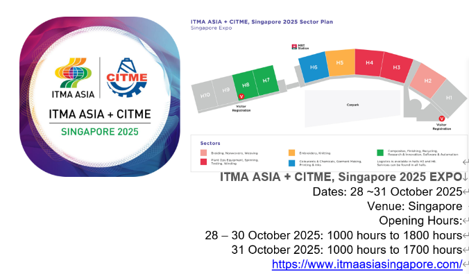 ITMA ASIA + CITME will come soon, welcome to visit KMD’s stand No. H4-A109 in German Pavilion！